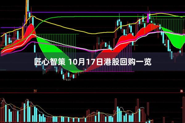 匠心智策 10月17日港股回购一览