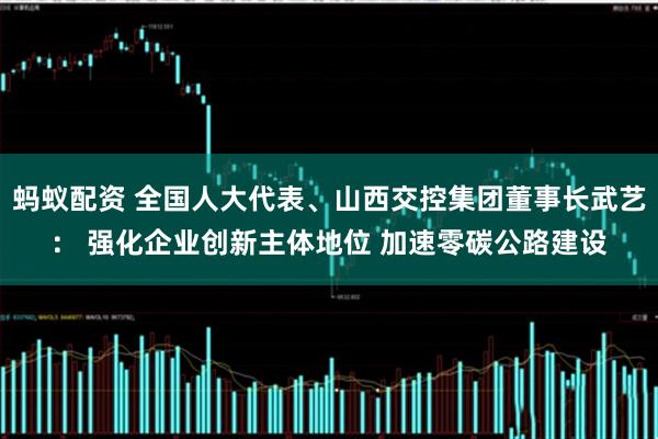蚂蚁配资 全国人大代表、山西交控集团董事长武艺： 强化企业创新主体地位 加速零碳公路建设
