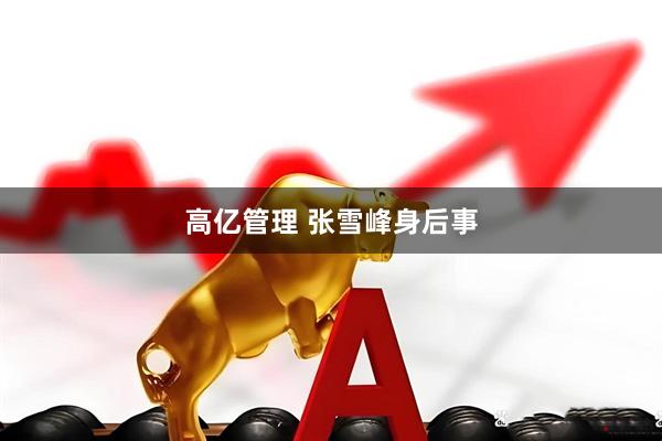 高亿管理 张雪峰身后事